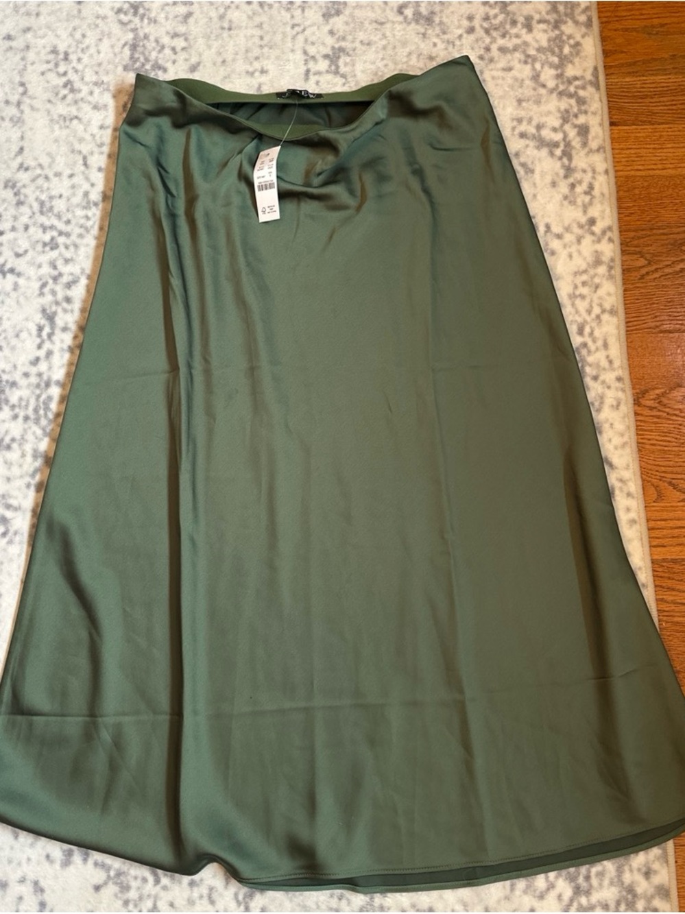 J. Crew Olive Green A-Line Skirt